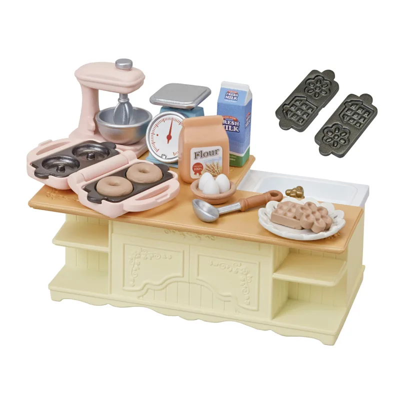 Sylvanian Families 5442 Nábytok - kuchynský ostrov s príslušenstvom