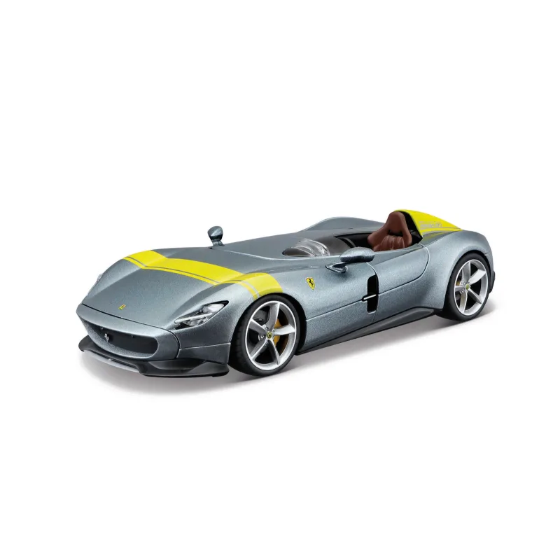 Maisto M. Ferrari Assembly line, Ferrari Monza SP1, Strieborná, okienková krabica, 1:24