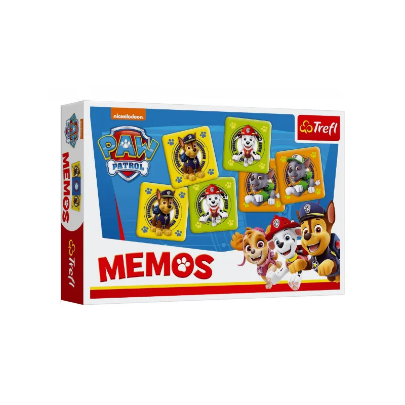 Trefl Pexeso papierové Paw Patrol/Tlapková patrola spoločenská hra 30 kusov v krabici 21x14x4cm
