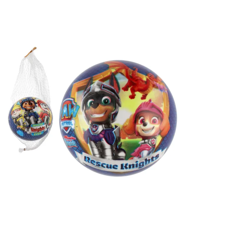 Teddies Lopta Labková patrola/Paw patrol nafúknutá 14cm v sieťke