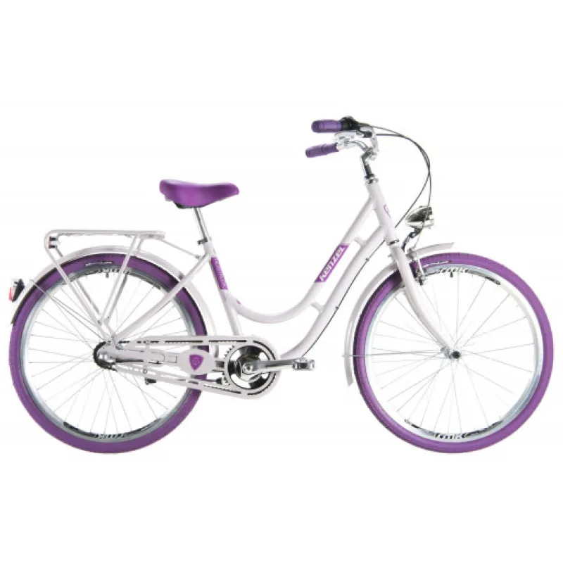 Kenzel Jízdní kolo Nostalgic Classic 3spd 28" 2026 bílo-fialové