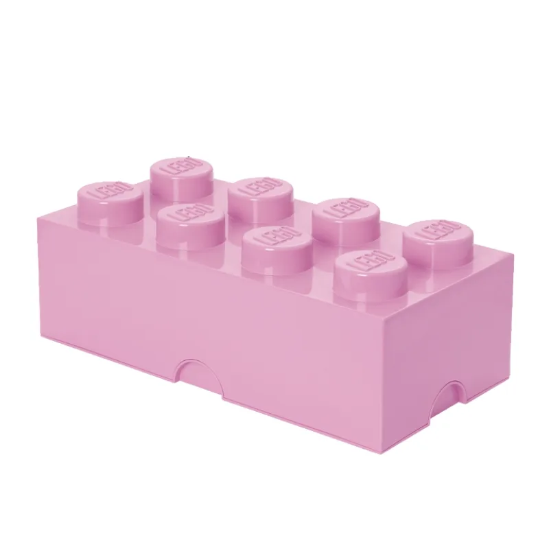 Smartlife LEGO úložný box 8 - světle růžová