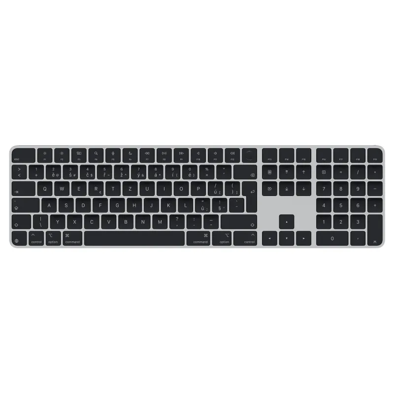 Apple Magic Keyboard Numeric Touch ID/Bezdrátová Bluetooth/CZ layout/Černá MXK83CZ/A