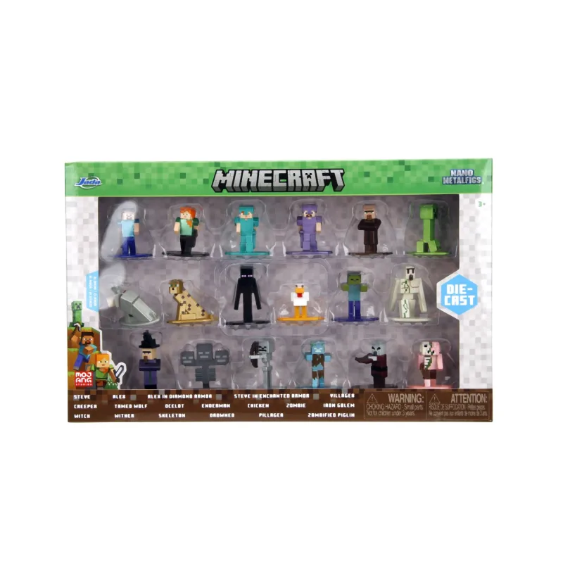 Jada Minecraft Kovové sběratelské nanofigurky 18 ks, Wave 12
