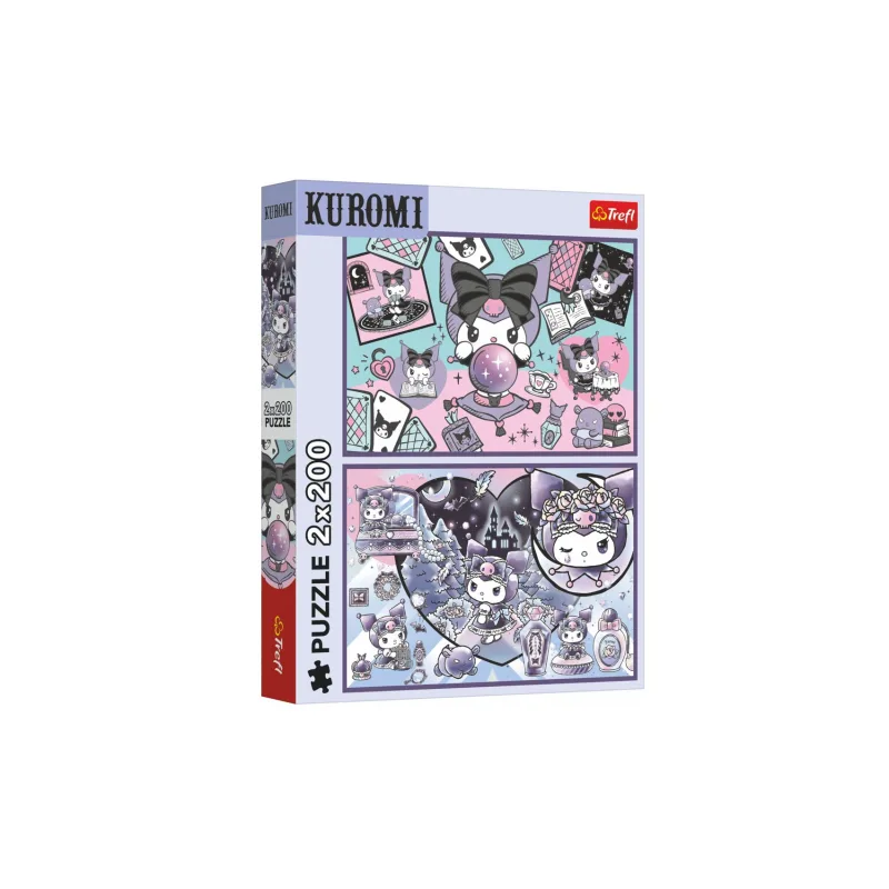 Trefl Puzzle 2v1 Neplechy s Kuromi 2x200 dielikov 41x27, 5cm v krabici 26x34x4, 5cm
