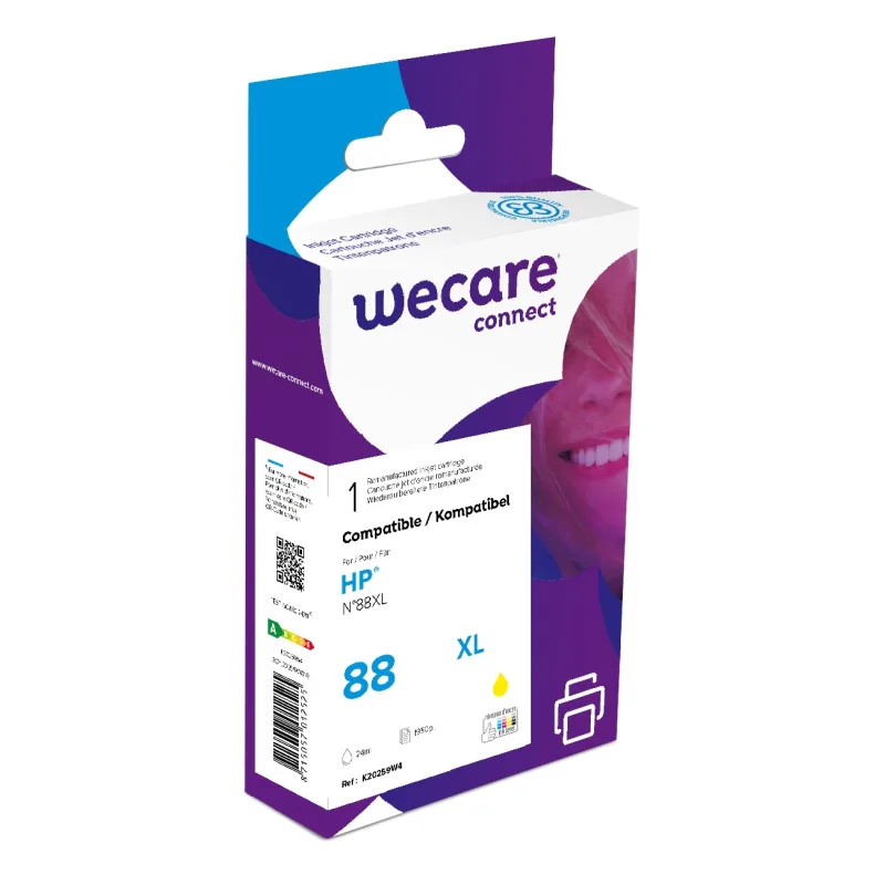 WECARE ARMOR ink kompatibilní s HP Officejet K550, C9393A, 20ml, žlutá/yellow K20259W4