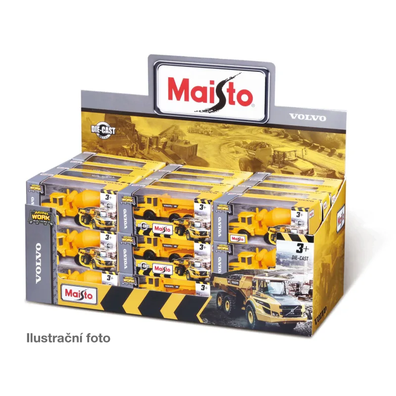 Maisto M. Volvo 3´´, assort, displej