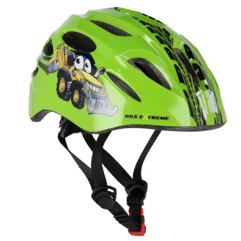 Helma s blikačkou NILS Extreme MTW01 zelená vel XS (44-48)