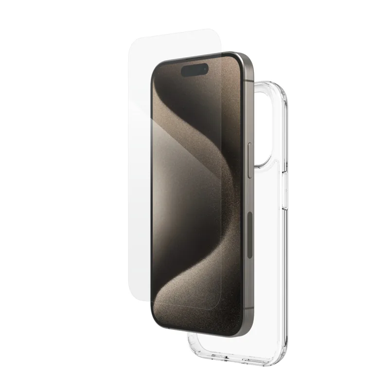 ER ZAGG Invisible Shield Ochrané sklo Elite 360 Bundle iPhone 15 Pro - průhledný 200511806