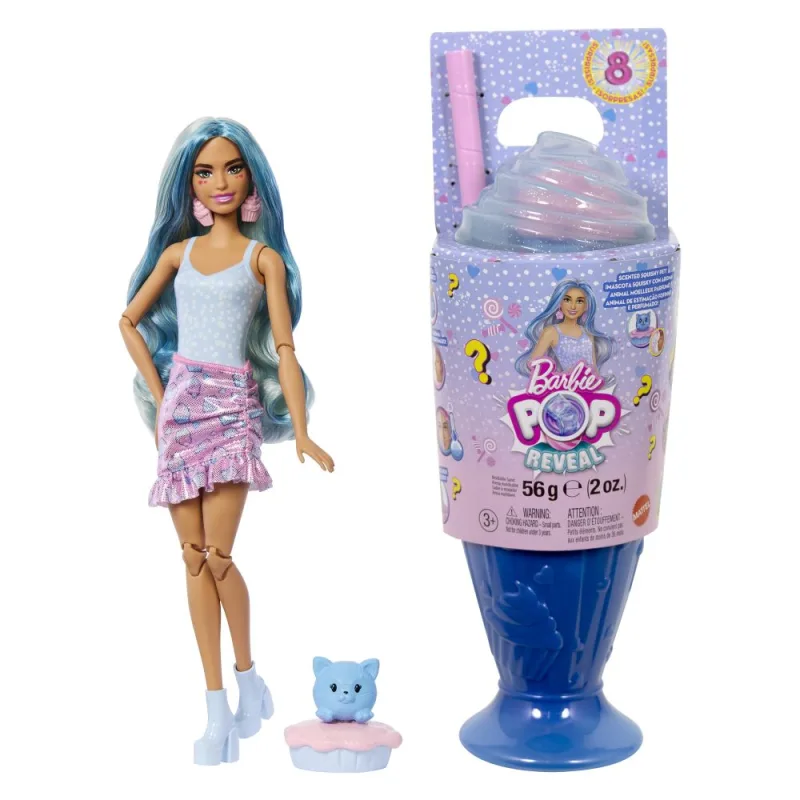 Mattel Barbie POP REVEAL Barbie odměny - modrá