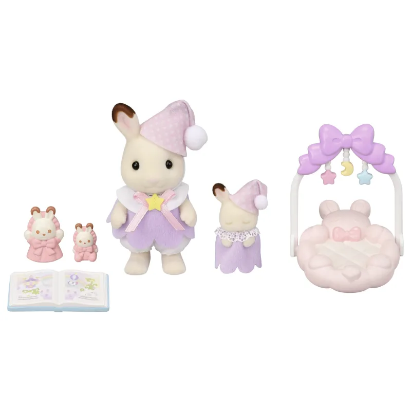 Sylvanian Families Chocolate zajačikovia spiaci súrodenci
