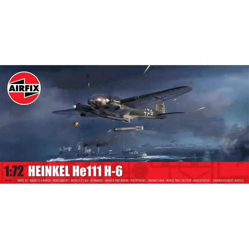 Airfix Classic Kit letadlo A07007C - Heinkel He111 H-6 (1:72)