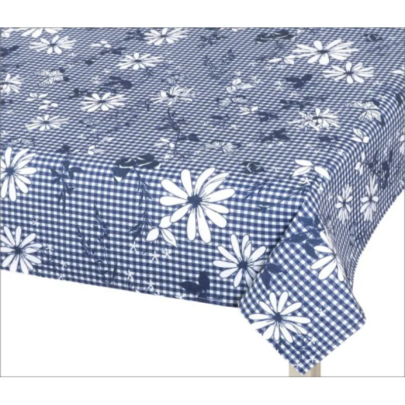 Bellatex Ubrus DITA, Kostička modrá, bílá - 120x160 cm