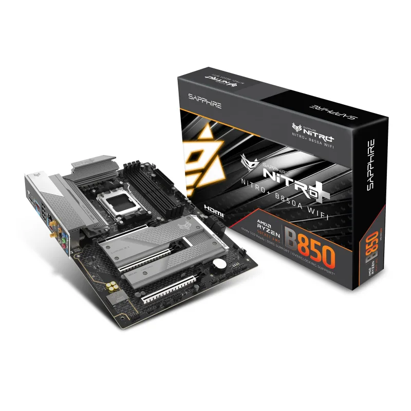 SAPPHIRE NITRO+ B850A WIFI 7/AM5/ATX 52123-03-40G