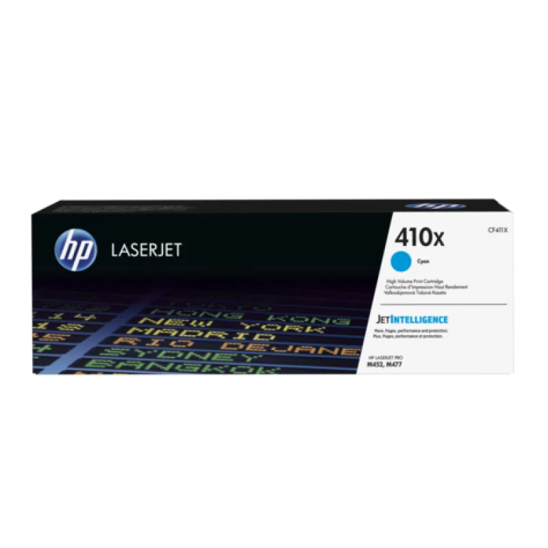 HP 410X tisková kazeta azurová velká, CF411X CF411X