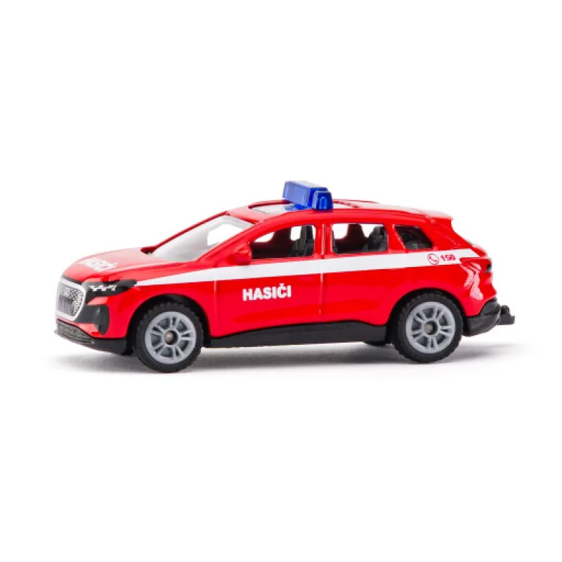 Siku Hasičské velitelské vozidlo Audi Q4 e-tron, česká verze
