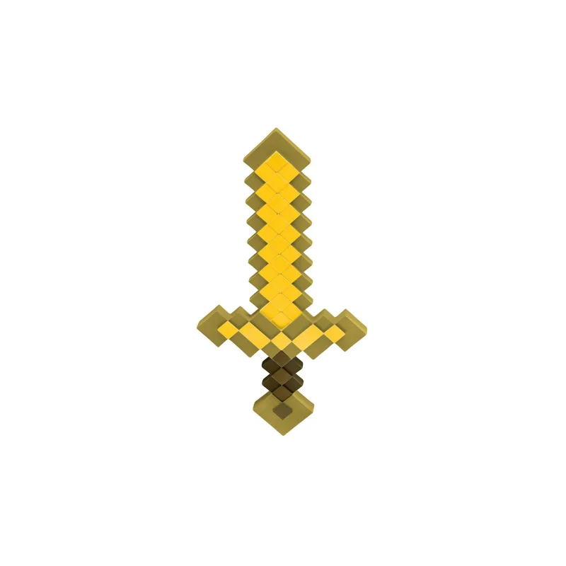Meč Minecraft zlatý plast 52cm na karte