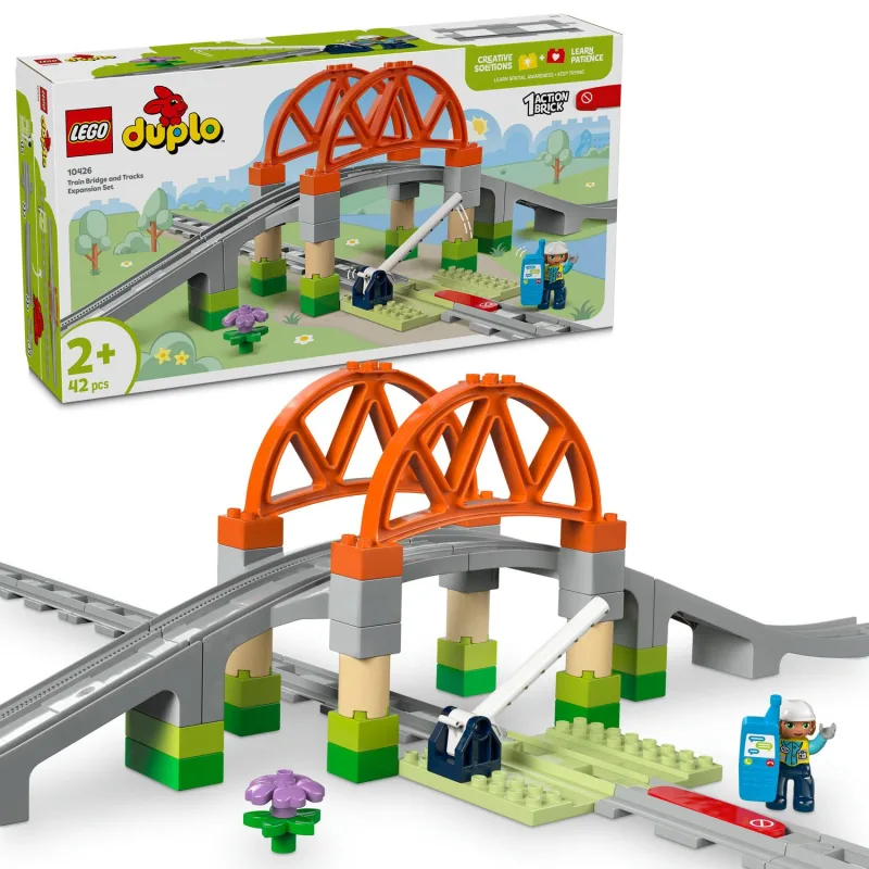 LEGO Duplo 10426 Železničný most a koľaje – rozširujúca sada