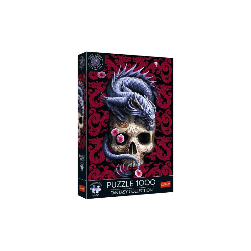 Trefl Puzzle Fantasy Collection: Orientálny drak 1000 dielikov 48x68,3cm v krabici 27x40x6cm