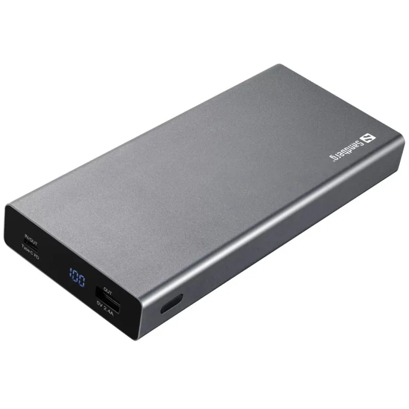 NONAME Sandberg Powerbank USB-C PD 100W, 20000 mAh, černá 420-52