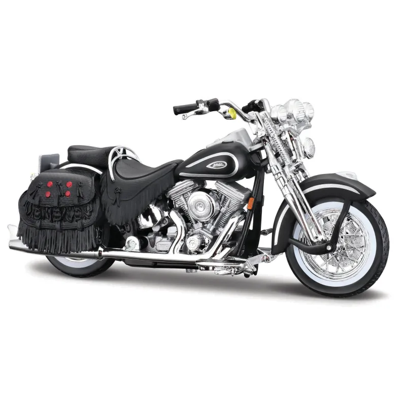Maisto - HD - 1999 FLSTS Heritage Softail® Springer™, matne čierna, 1:18