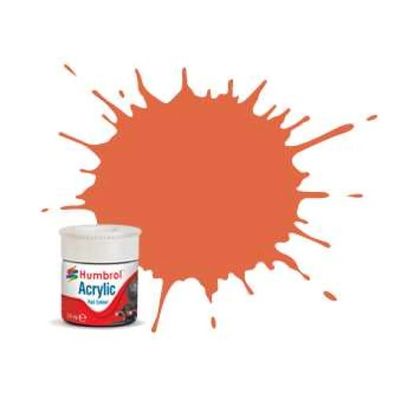 Humbrol farba akryl železničná AB2420 - No RC420 Orange Lining - Matná - 14ml