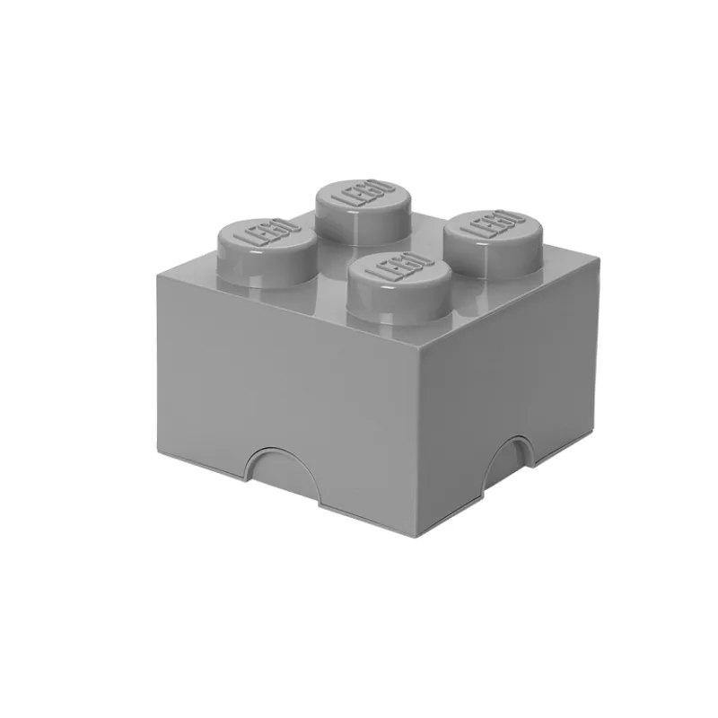 Smartlife LEGO úložný box 4 - šedá