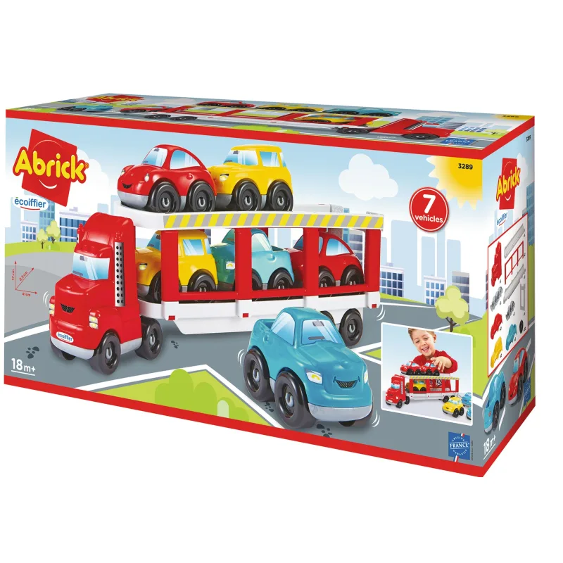 Ecoiffier Abrick Transporter + 6 áut