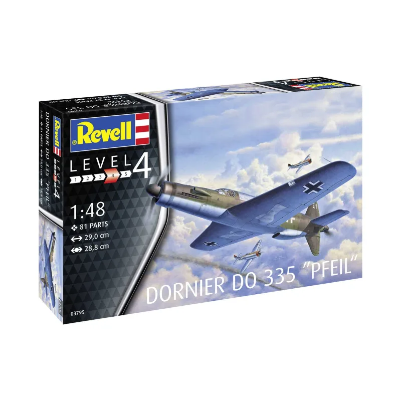 Revell Plastic ModelKit lietadlo 03795 - Do335 Pfeil (1:48)