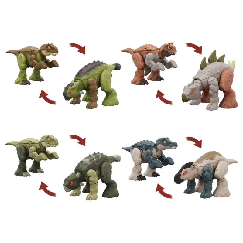 Mattel JW DINOSAURUS S TRANSFORMÁCIOU 2 V 1 ASST