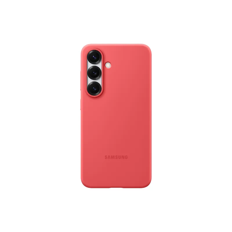 Samsung Silikonový zadní kryt pro Galaxy S25 Red EF-PS931CREGWW
