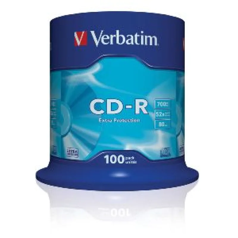VERBATIM CD-R(100-Pack)Spindl/ExtraProtect/52x/700 43411