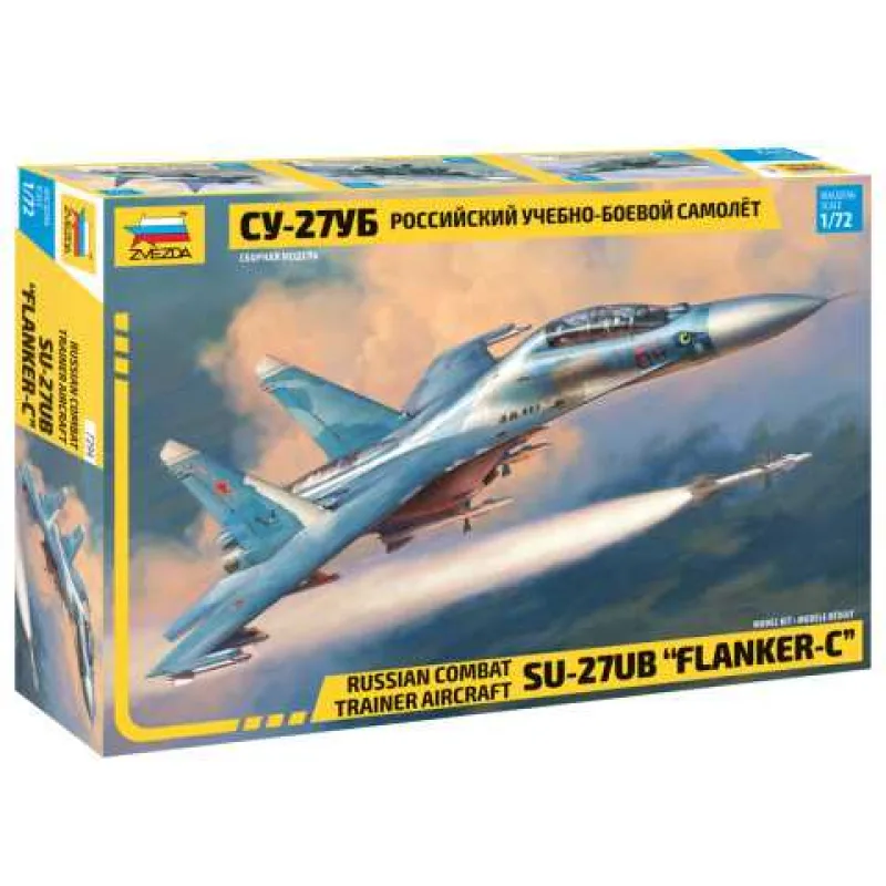 Zvezda Model Kit lietadlo 7294 - Sukhoi SU-27 UB "Flanker-C" (1:72)