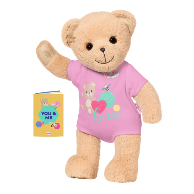 Zapf Bear BABY born, ružové oblečenie
