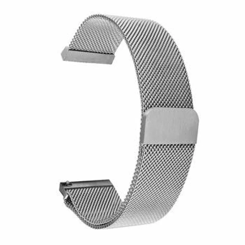 Tactical 640 Loop Magnetický Kovový Řemínek 20mm Silver 8596311113987