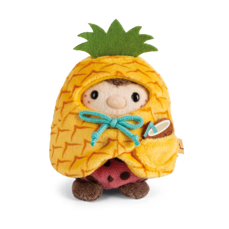 NICI MyMochi Beruška Dozz 8 cm v kostýmu ananas s kokosem, dárkové balení