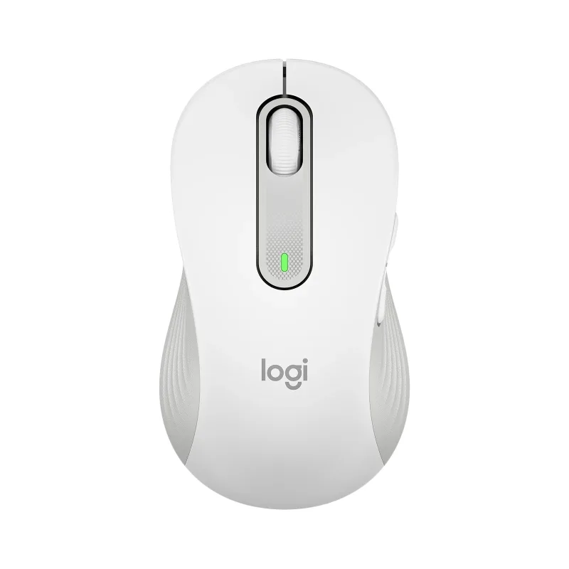 Logitech M650L/Kancelářská/Laserová/Pro leváky/Bezdrátová USB + Bluetooth/Bílá 910-006240