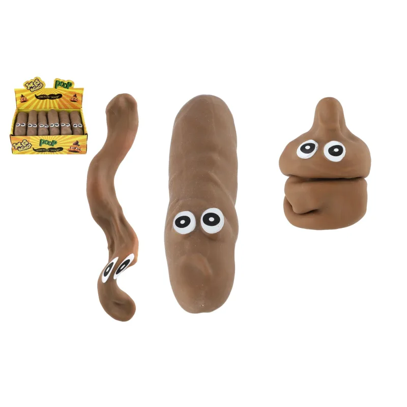 Teddies Hovienko antistresové 14cm elastické tvarovateľné v sáčku