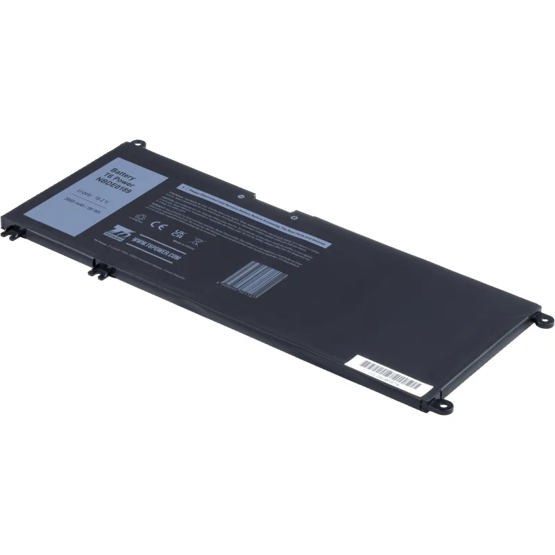 Baterie T6 Power Dell Insprion 7778, 7779, 7573, 7577, Latitude 3380, 3685mAh, 56Wh, 4cell, Li-pol NBDE0189