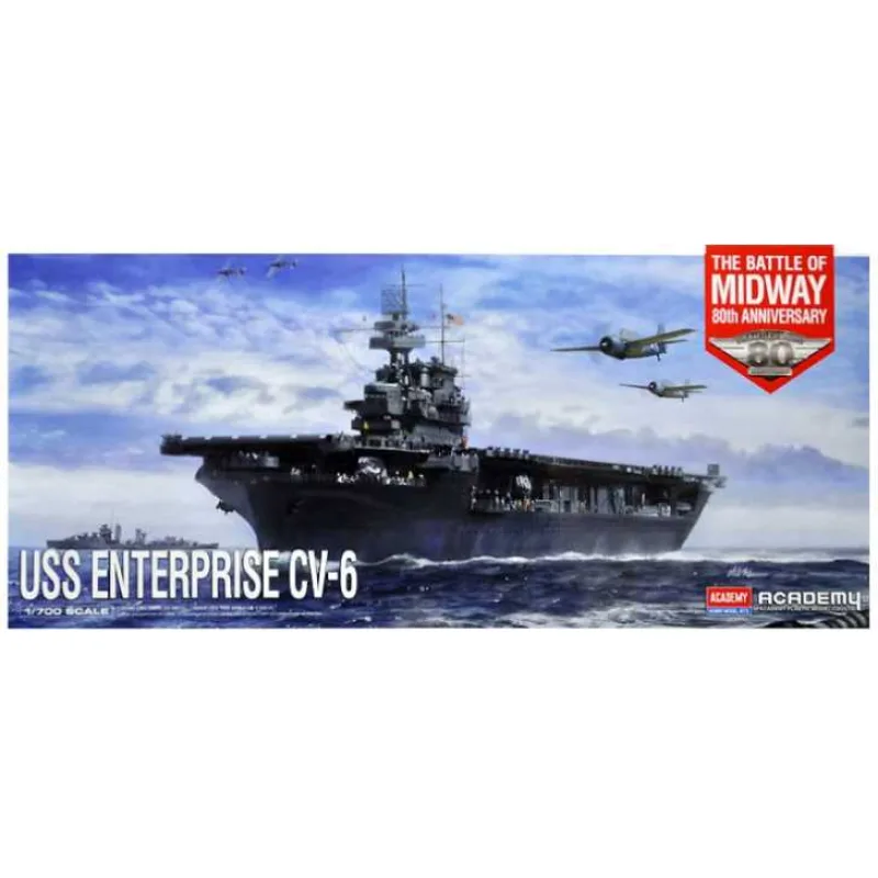Academy Model Kit loď 14409 - USS Enterprise CV-6 "Bitka o Midway" (1:700)
