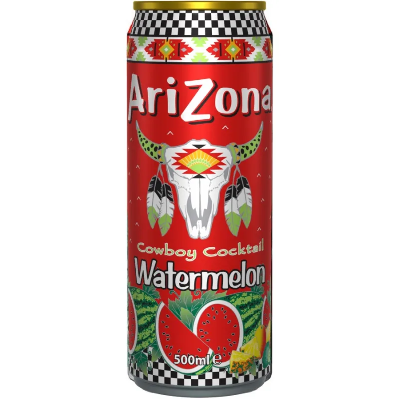 AriZona Watermelon fruit juice coctail 500ml plech