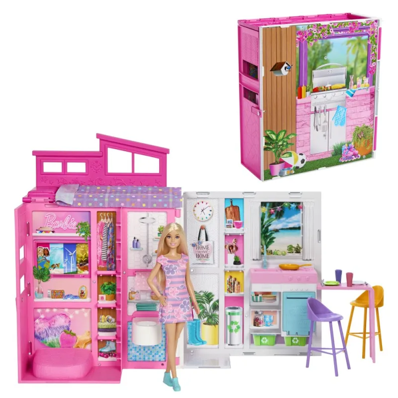 Mattel Barbie DOMČEK S BÁBIKOU