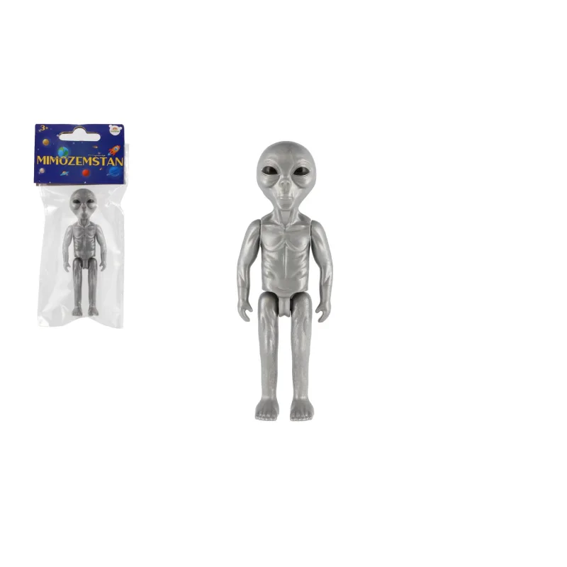 Teddies Mimozemšťan figúrka plast 9cm v sáčku 6,5x14cm