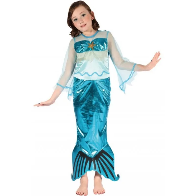 Dětský kostým na karneval Mořská panna, 120-130 cm