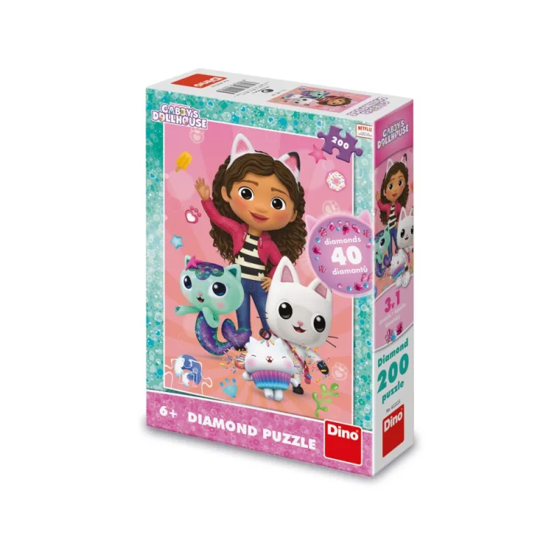 Dino GABI 200 diamantových puzzle