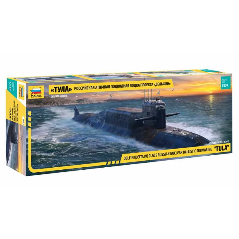 Zvezda Model Kit ponorka 9062 - "Tula" Ponorka Delfín/Delta IV Trieda (1:350)