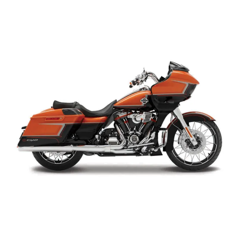 Maisto - HD - Motocykel - 2022 CVO Road Glide, oranžovo-metalická čierna (séria 44), blister box, 1:18