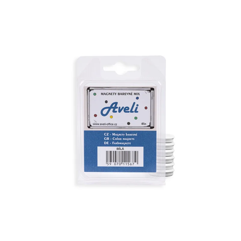 AVELI Set magnetů AVELI, bílá barva XRT-00098