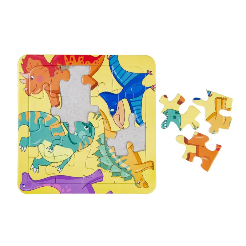 Rappa Puzzle doskové Dinosaury 16 dielikov