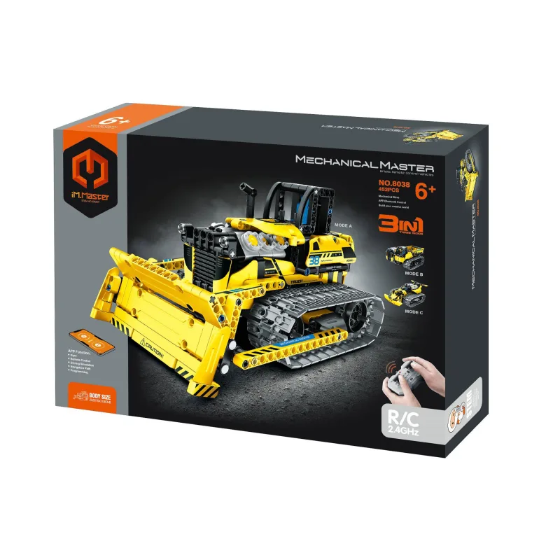 iM.Master Stavebnica iM.MASTER 3v1 programovateľný stavebný stroj RC plast 2,4 GHz 452 dielikov + dob. pack